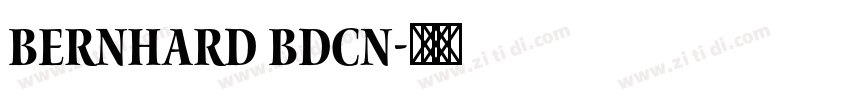 Bernhard BdCn字体转换 Bernhard BdCn字体转换